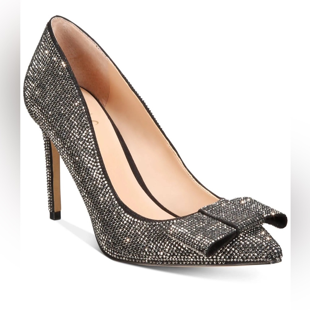 INC International Concepts Rhinestone Bow Stilettos